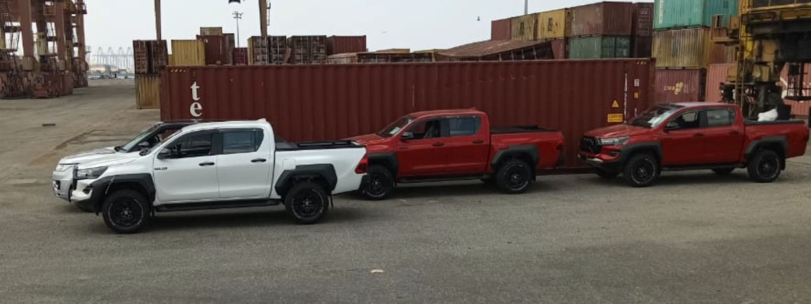 Six Pickup Trucks Arrive as Vehicle Imports Resume